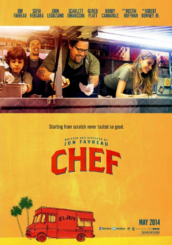 Cartel promocional de la película 'Chef'
